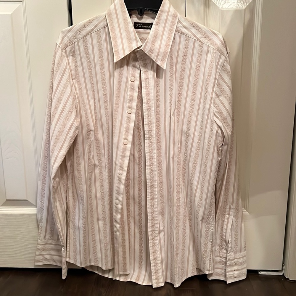 7 Diamonds Textured Stitch Shirt